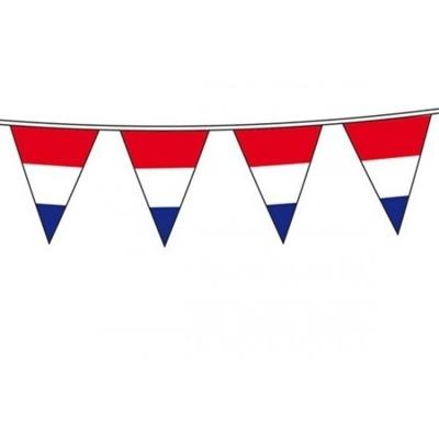 Vlaggenlijn Holland - Nederlandse vlag - rood wit blauw - 10 meter