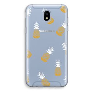 Ananasjes: Samsung Galaxy J5 (2017) Transparant Hoesje