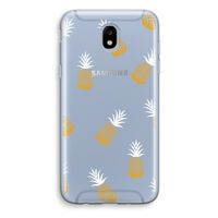Ananasjes: Samsung Galaxy J5 (2017) Transparant Hoesje