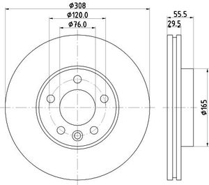 Remschijf 8DD355123511