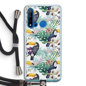 Tukans: Huawei P20 Lite (2019) Transparant Hoesje met koord
