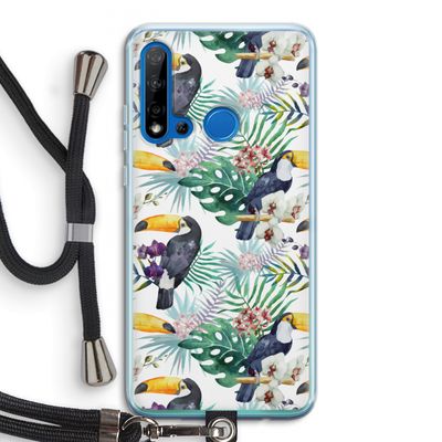 Tukans: Huawei P20 Lite (2019) Transparant Hoesje met koord