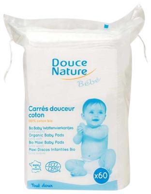 Douce Nature Baby wattenvierkantjes bio