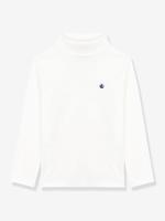 Onderpull voor kinderen van effen katoen PETIT BATEAU wit
