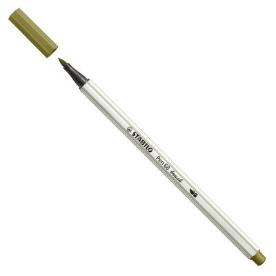 Stabilo pen 68 brush 37 modder groen