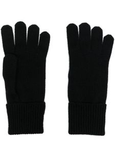 Woolrich gants en cachemire à patch logo - Noir