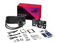 ASUS ROG STRIX LC II 240 Processor Alles-in-één vloeistofkoeler 12 cm Zwart - thumbnail