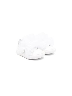 Monnalisa baskets à fronces - Blanc