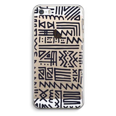 Marrakech print: iPhone 5 / 5S / SE Transparant Hoesje