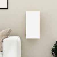 Tv-meubel 30,5x30x60 cm bewerkt hout wit - thumbnail