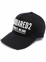 DSQUARED2 casquette à logo imprimé - Noir