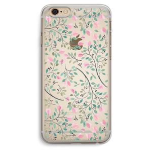 Sierlijke bloemen: iPhone 6 Plus / 6S Plus Transparant Hoesje