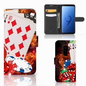 Samsung Galaxy S9 Plus Wallet Case met Pasjes Casino