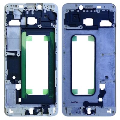 Front behuizing LCD frame bezel plaat voor Galaxy C5 (goud)