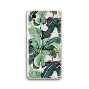 Bananenbladeren: Google Pixel 3 XL Transparant Hoesje