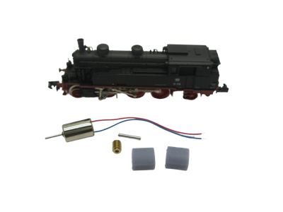 micromotor NA021G motor ombouwset voor Arnold BR 75, Bad Vic, SNCF 131 TX, CFL BR 35