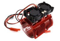 Integy Super Motor Heat + Twin Cooling Traxxas Summit & E-Revo - Red - thumbnail
