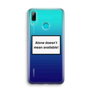 Alone: Huawei P Smart (2019) Transparant Hoesje