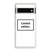 Limited edition: Google Pixel 6 Pro Transparant Hoesje