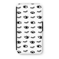 Eye pattern #2: iPhone 8 Flip Hoesje