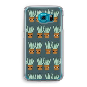 Sansevieria: Samsung Galaxy S6 Transparant Hoesje