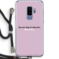 gij beslist: Samsung Galaxy S9 Plus Transparant Hoesje met koord