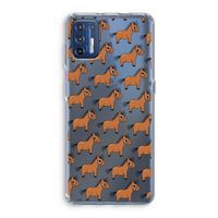 Pony: Motorola Moto G9 Plus Transparant Hoesje