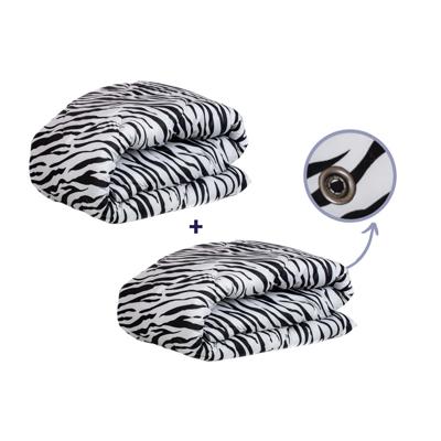 Dekbed Easy Dekbed Zebra Skin - Easy - zonder overtrek - 240x200 cm (Lits-Jumeaux) - Zelesta - 300 gram p/m2 - Dekbed-Discounter.nl