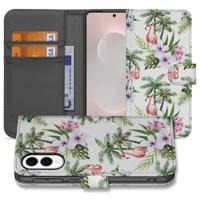 Samsung Galaxy S25 Edge | Telefoonhoesje | Met pasjeshouder | Flamingo Palms Samsung Galaxy S25 Edge | Telefoonhoesje | Met pasjeshouder | Flamingo Palms