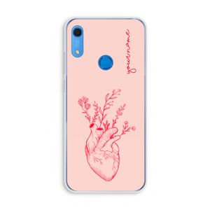Blooming Heart: Huawei Y6s Transparant Hoesje