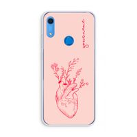 Blooming Heart: Huawei Y6s Transparant Hoesje