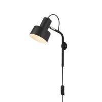 Searchlight Conical Wandlamp - Zwart - thumbnail