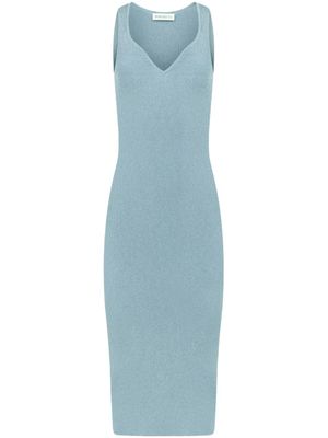Nina Ricci Midi-jurk met sweetheart hals - Blauw