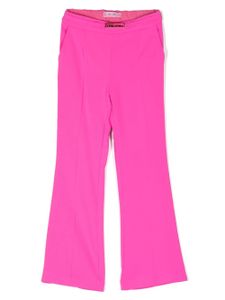 Miss Blumarine pantalon droit à taille haute - Rose