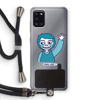 Zwaai: Samsung Galaxy A31 Transparant Hoesje met koord