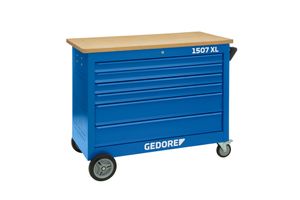 Gedore 1507 XL 40200 | Verrijdbare werkbank | extra breed | 6 laden | zonder gereedschap - 3127796