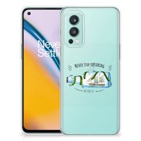 OnePlus Nord 2 5G Telefoonhoesje met Naam Boho Bottle