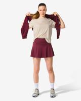 HEMA Damessportrokje donkerrood (donkerrood)