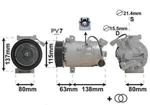 Van Wezel Airco compressor 4300K491