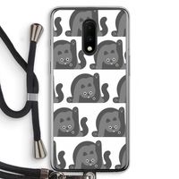 Cats: OnePlus 7 Transparant Hoesje met koord