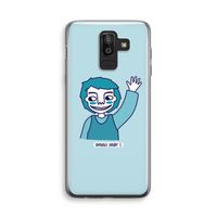 Zwaai: Samsung Galaxy J8 (2018) Transparant Hoesje