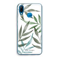 Tropical watercolor leaves: Huawei P20 Lite Transparant Hoesje