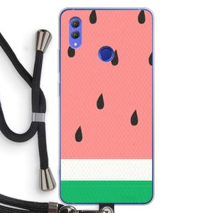 Watermeloen: Honor Note 10 Transparant Hoesje met koord