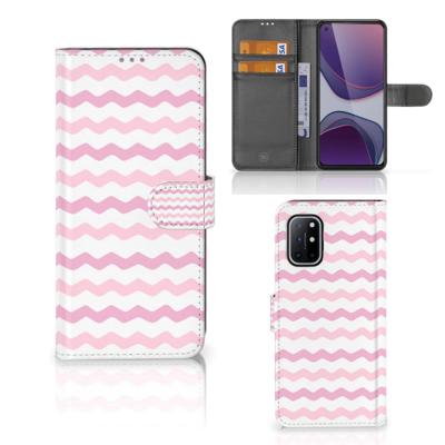 OnePlus 8T | Telefoon Hoesje | Waves Roze