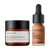 Perricone MD Duo: Photo-Brightening Moisturizer Broad Spectrum SPF 30 + No Makeup Bronzer - thumbnail