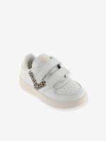 VICTORIA Tiempo Efecto sportbaskets met klittenband beige