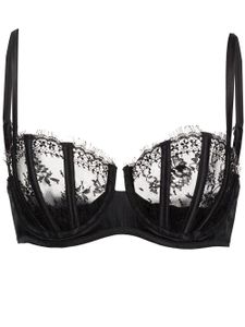 Fleur Du Mal soutien-gorge Frankie Lace à balconnets - Noir