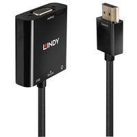 Lindy 38285 video kabel adapter 0,1 m HDMI Type A (Standaard) VGA (D-Sub) Zwart