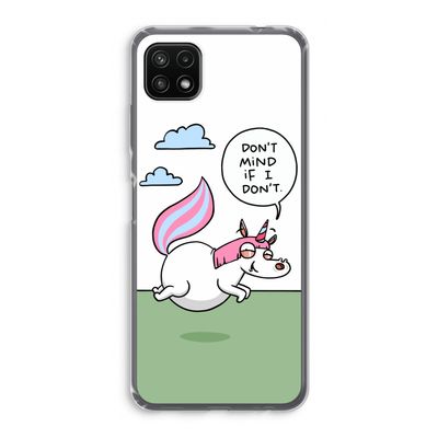 Unicorn: Samsung Galaxy A22 5G Transparant Hoesje
