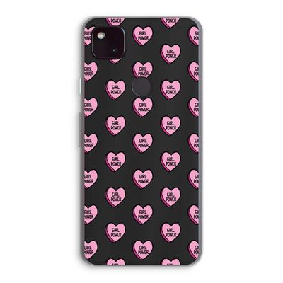 GIRL POWER: Google Pixel 4a 5G Transparant Hoesje